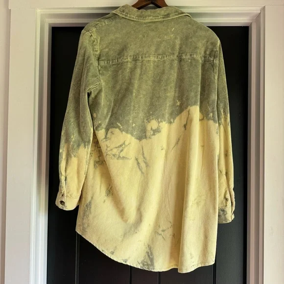 Peach Love California Corduroy Shacket Medium - Picture 4 of 6